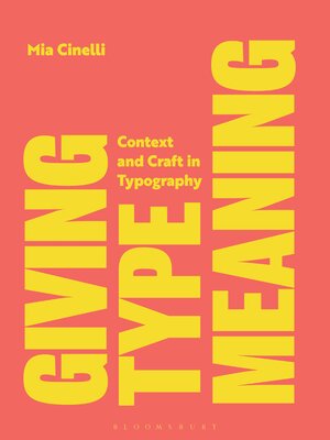 cover image of Giving Type Meaning